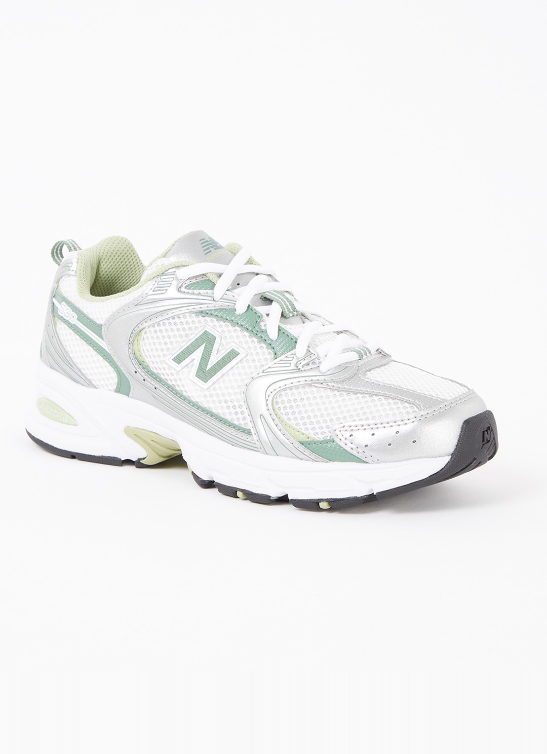 New Balance 530 sneaker met mesh details - voorkant groen