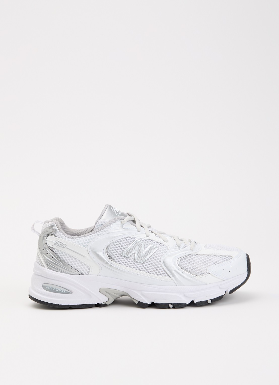 New Balance 530 sneaker met mesh details  - voorkant 4 wit