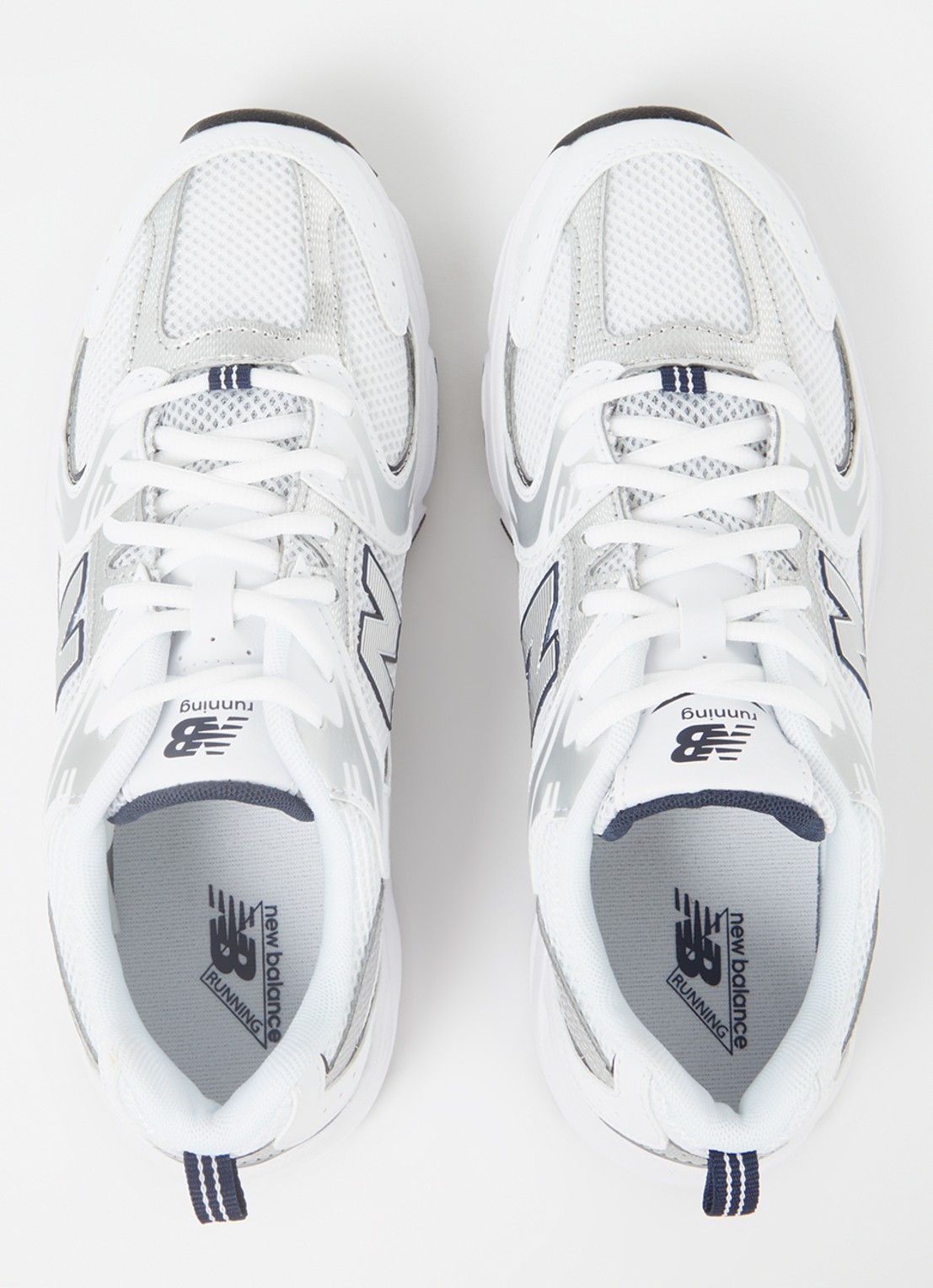 New Balance 530 sneaker met mesh details - detail 2 wit