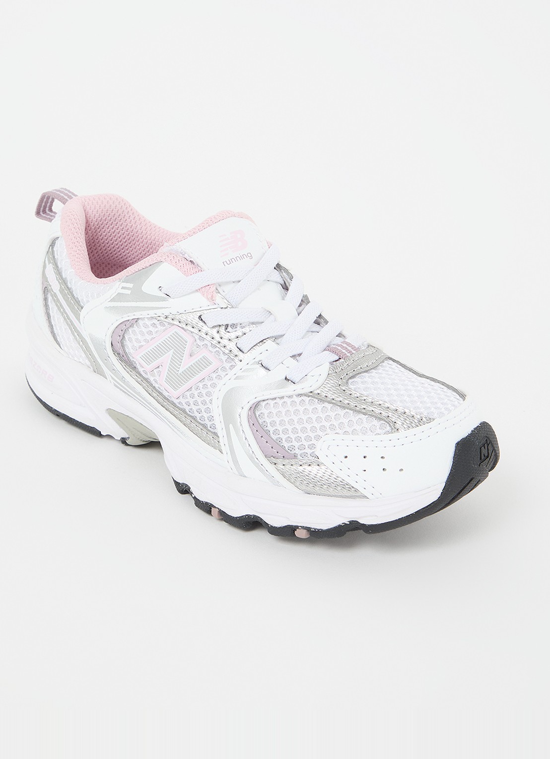New Balance 530 sneaker met mesh details - voorkant lichtroze