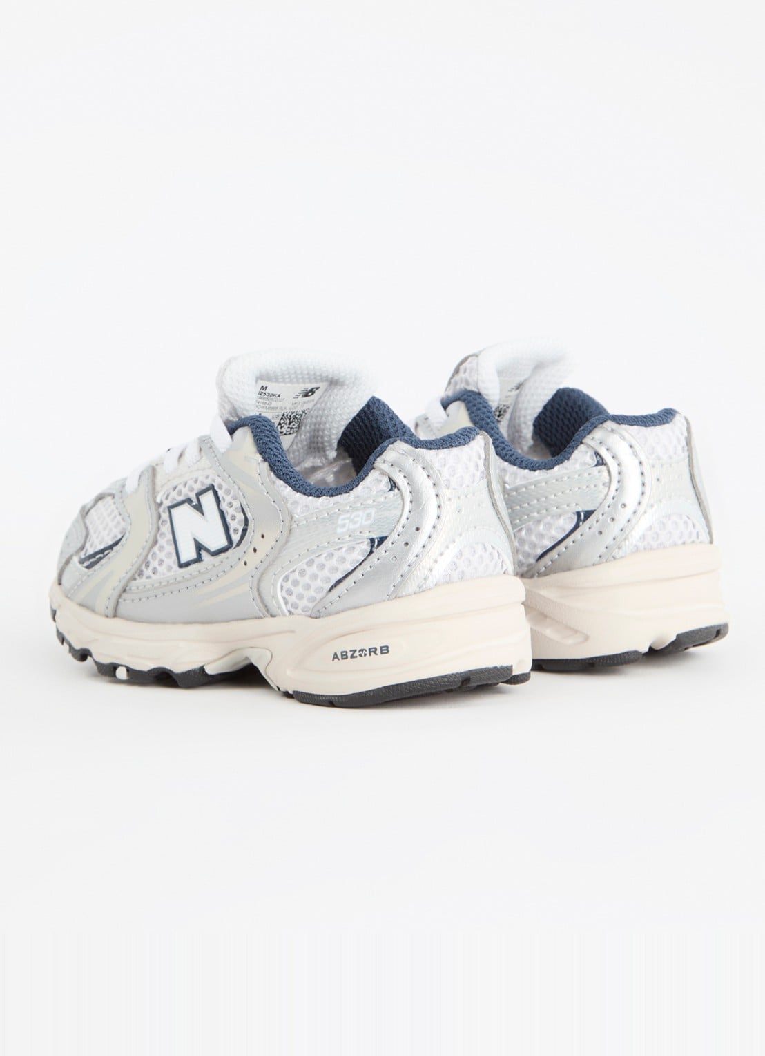 New Balance 530 sneaker met mesh details - detail 3 lichtgrijs