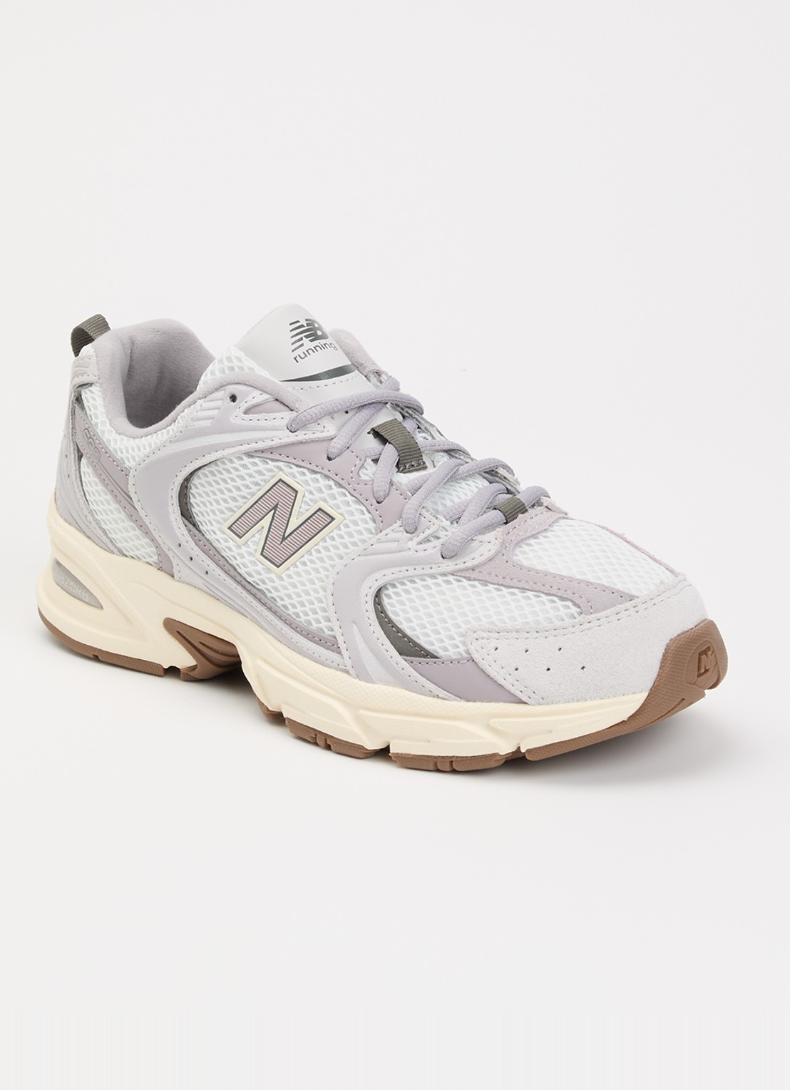 New Balance 530 sneaker van mesh met logo - voorkant 4 lila