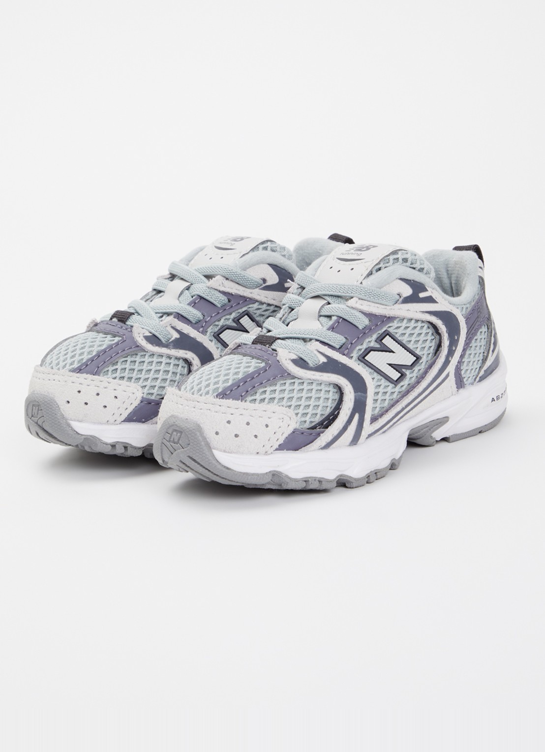 New Balance 530 sneaker van mesh met logo - voorkant 2 lindegroen