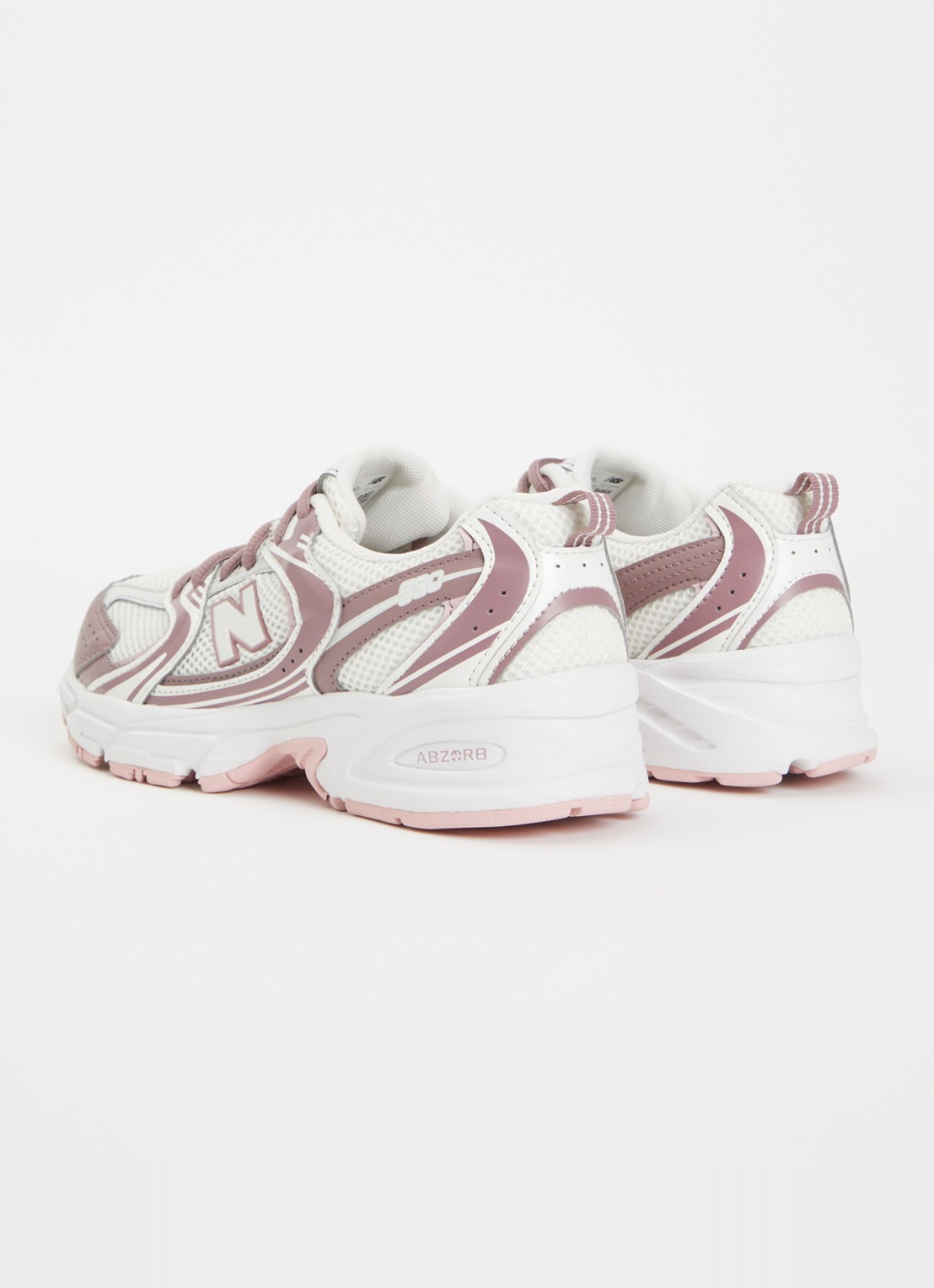 New Balance 530 sneaker van mesh met logo - achterkant 2 roze