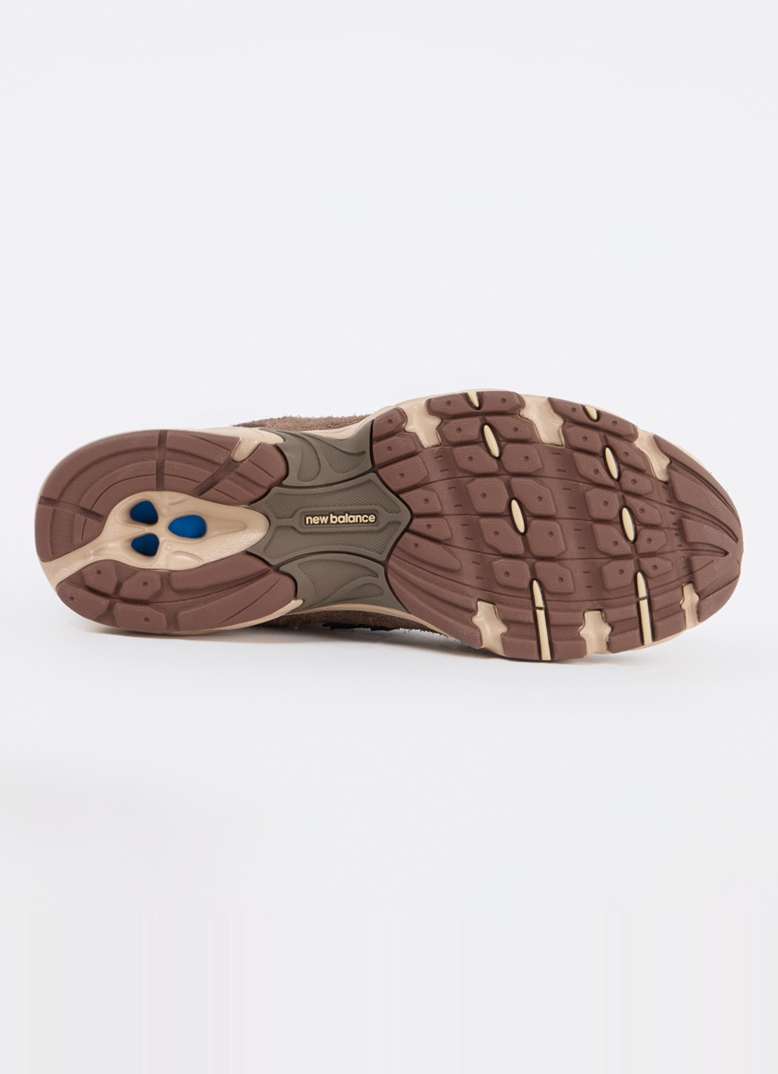 New Balance 530 sneaker van mesh met suède details - detail 3 bruin