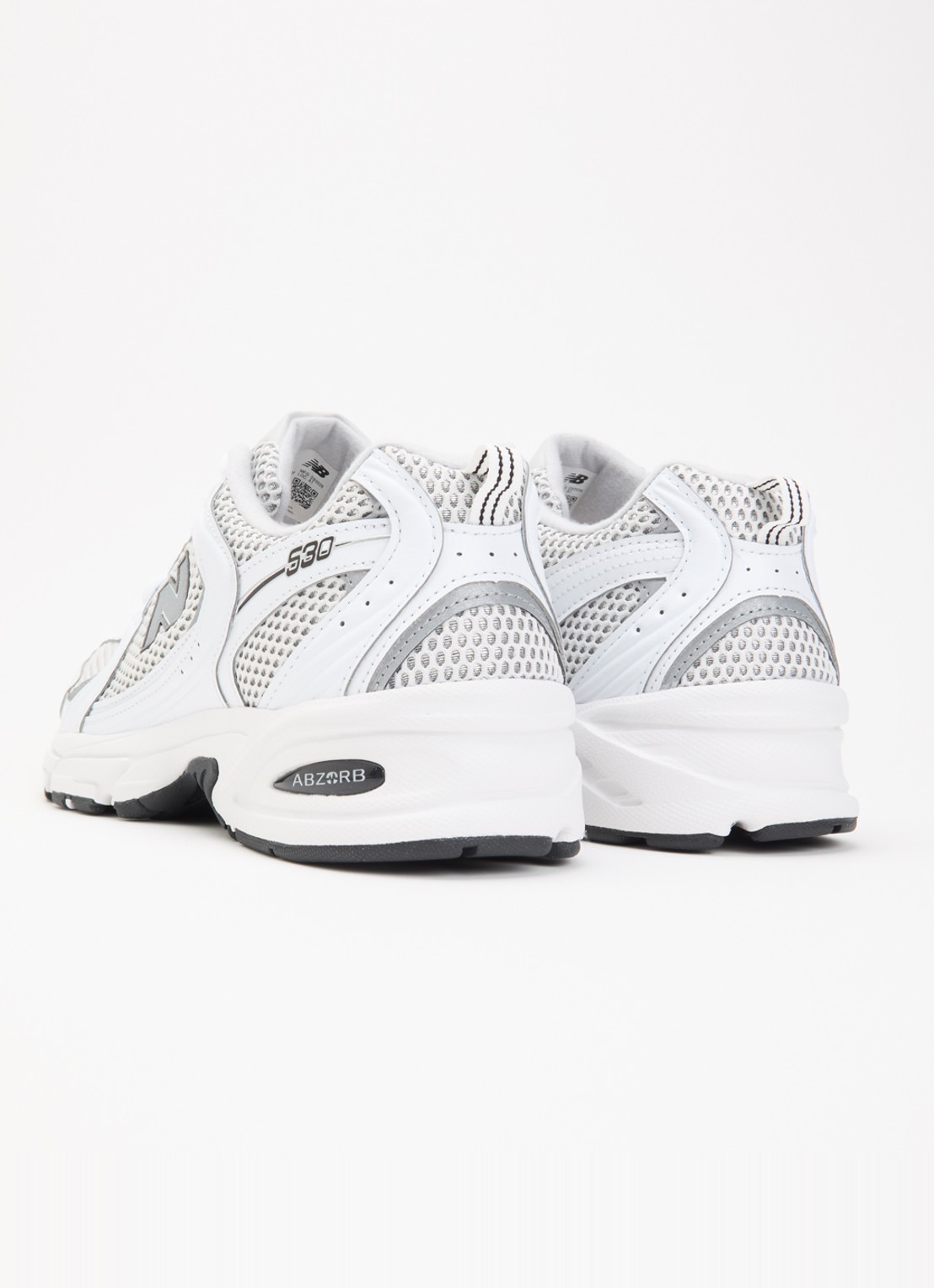 New Balance 530 sneaker van mesh - achterkant 5 wit