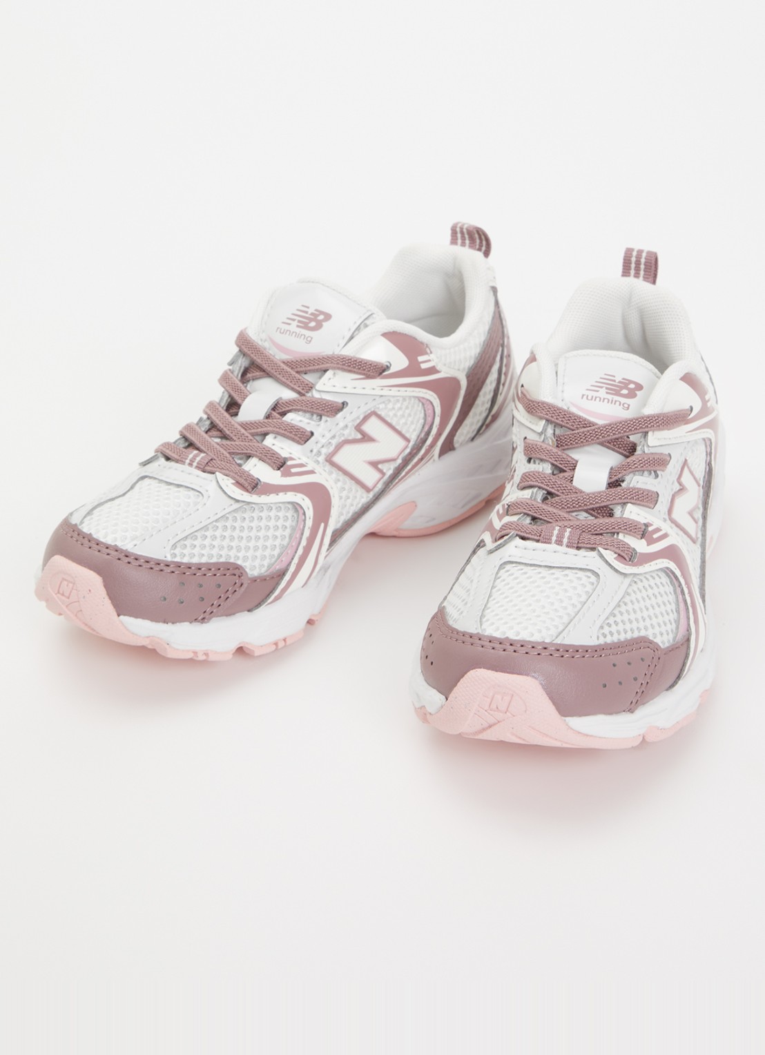 New Balance 530sneaker met details van mesh - voorkant 3 roze