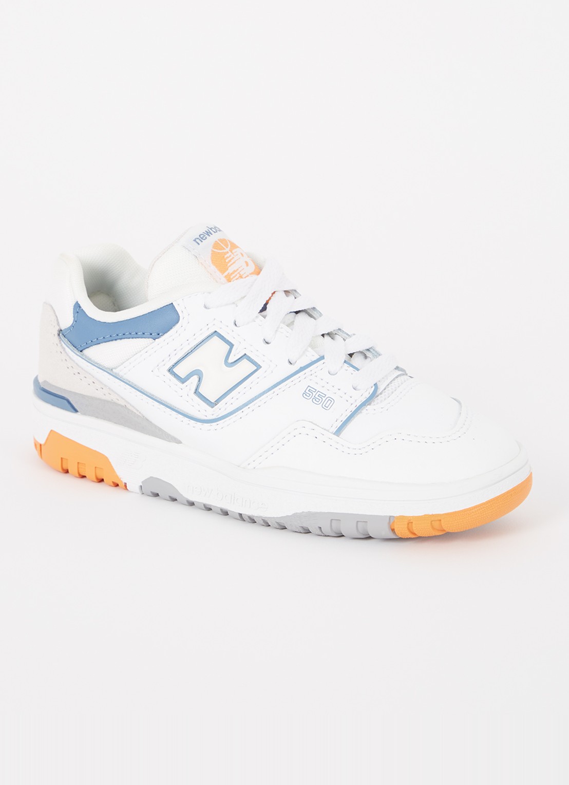 New Balance 550 sneaker met logo - voorkant wit