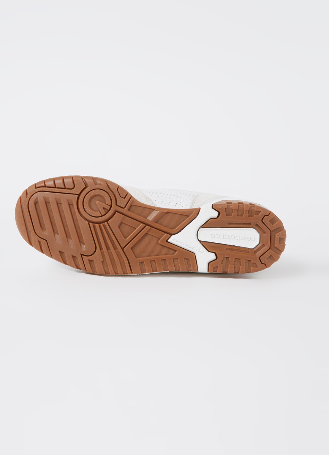 New Balance 550 sneaker met suède details - detail 6 wit