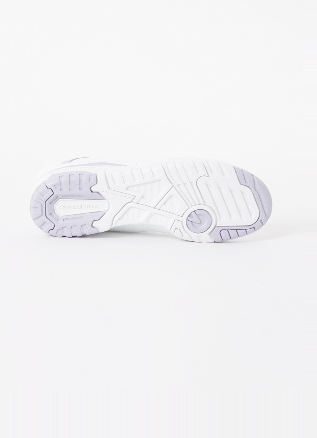New Balance 550 sneaker van leer met logo - detail 4 wit