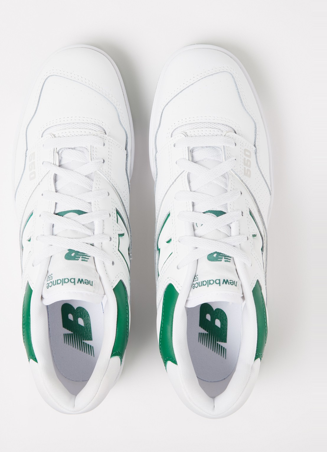 New Balance 550 sneaker van leer  - detail 4 wit
