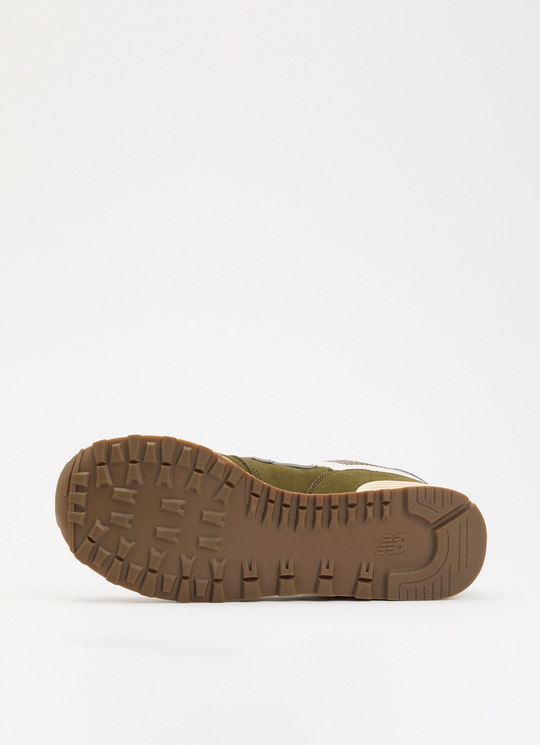 New Balance 574 sneaker met mesh details - detail 5 mosgroen