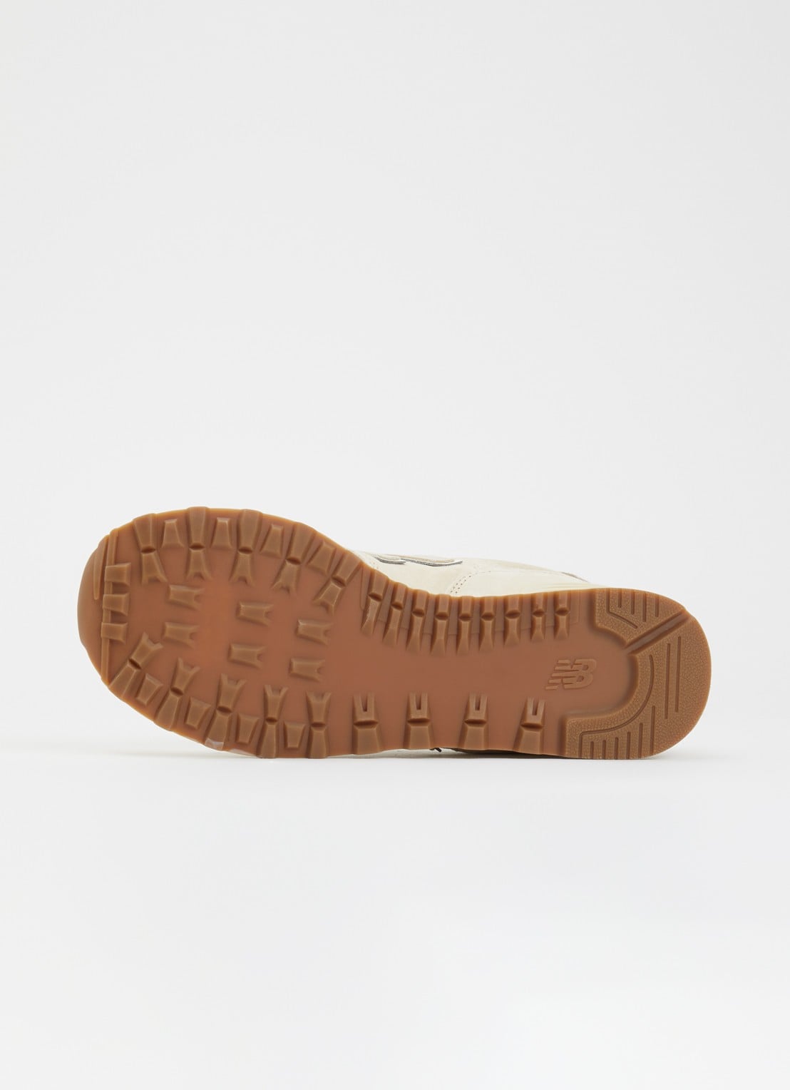New Balance 574 sneaker van suède - detail 6 gebroken wit