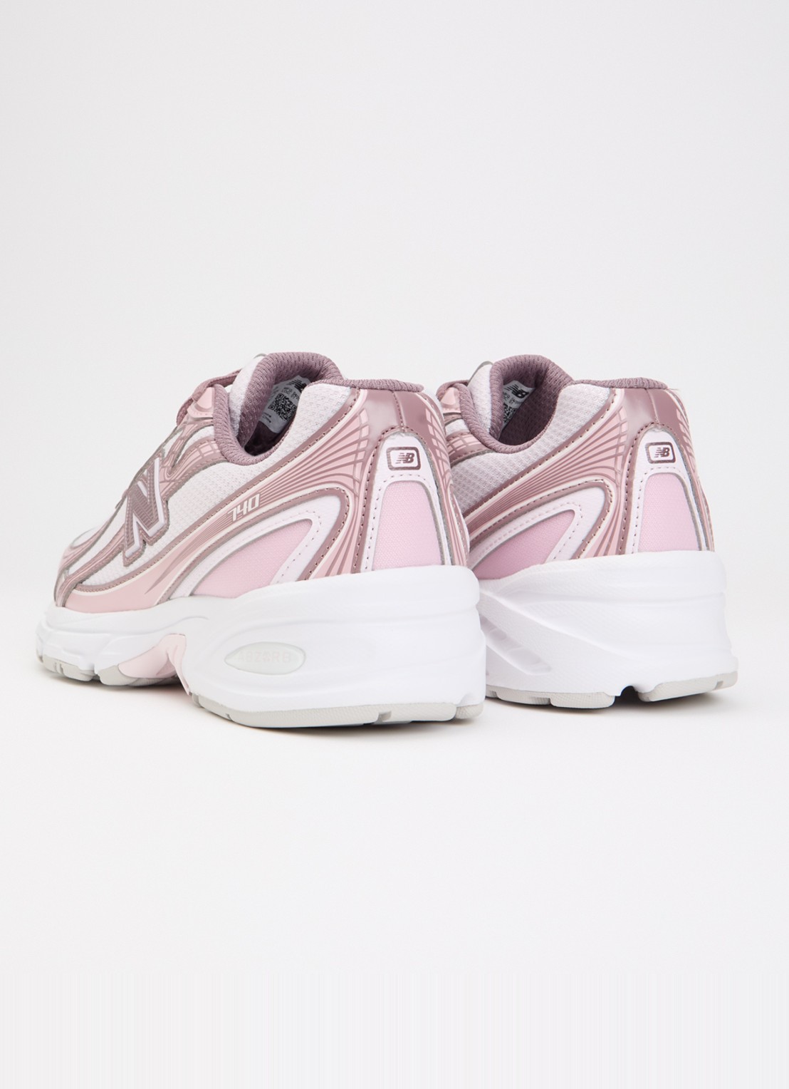 New Balance 740 sneaker met logo en details van mesh - achterkant 2 roze