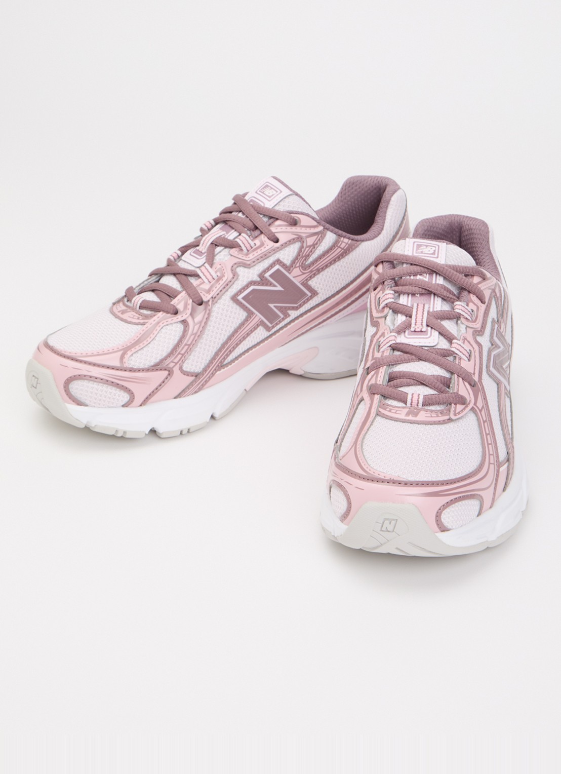 New Balance 740 sneaker met logo en details van mesh - detail 3 roze