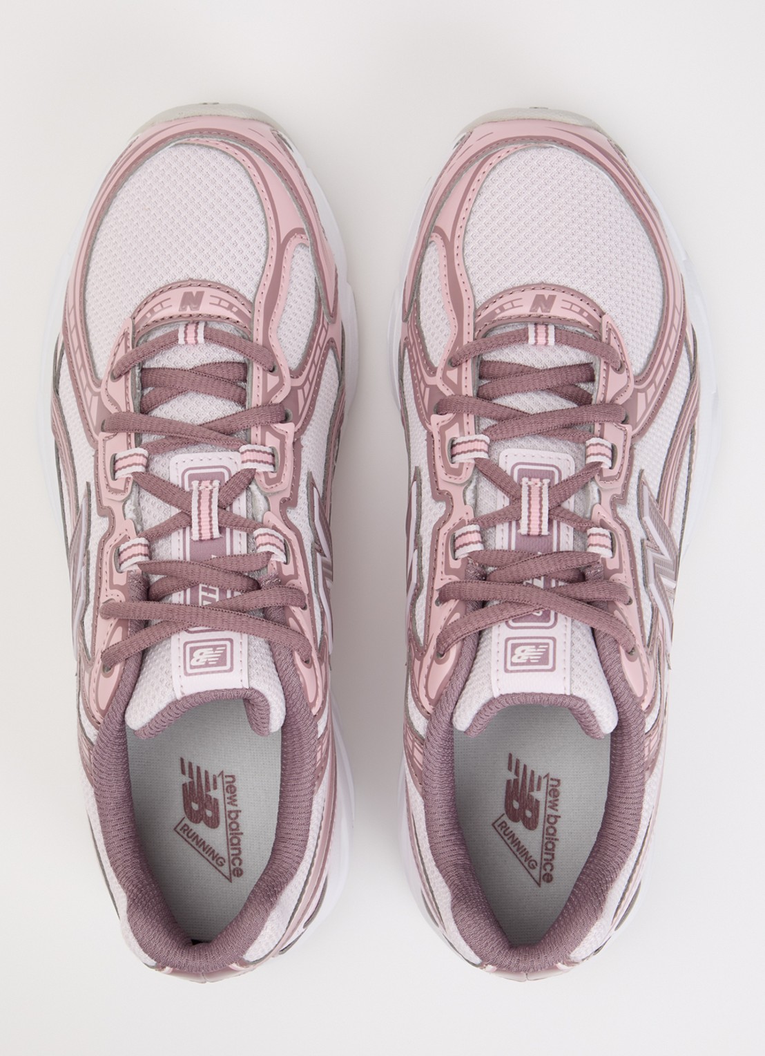New Balance 740 sneaker met logo en details van mesh - detail 4 roze
