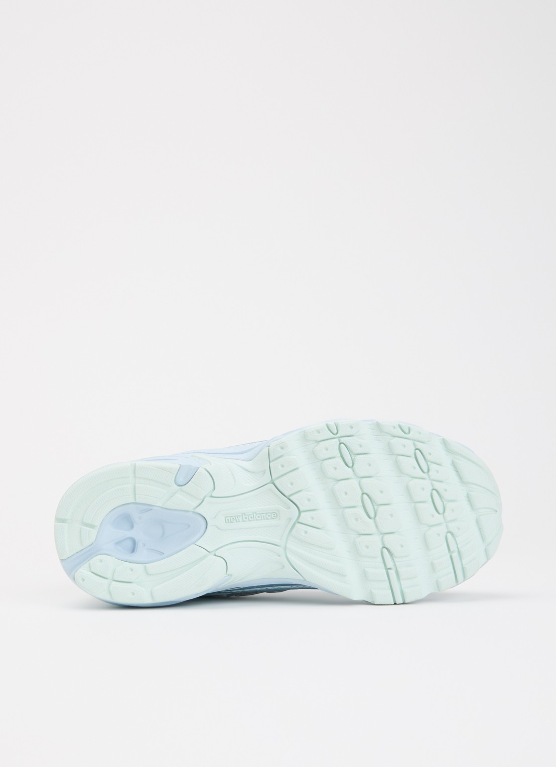 New Balance 740 sneaker met mesh details en metallic finish - detail 3 lichtblauw