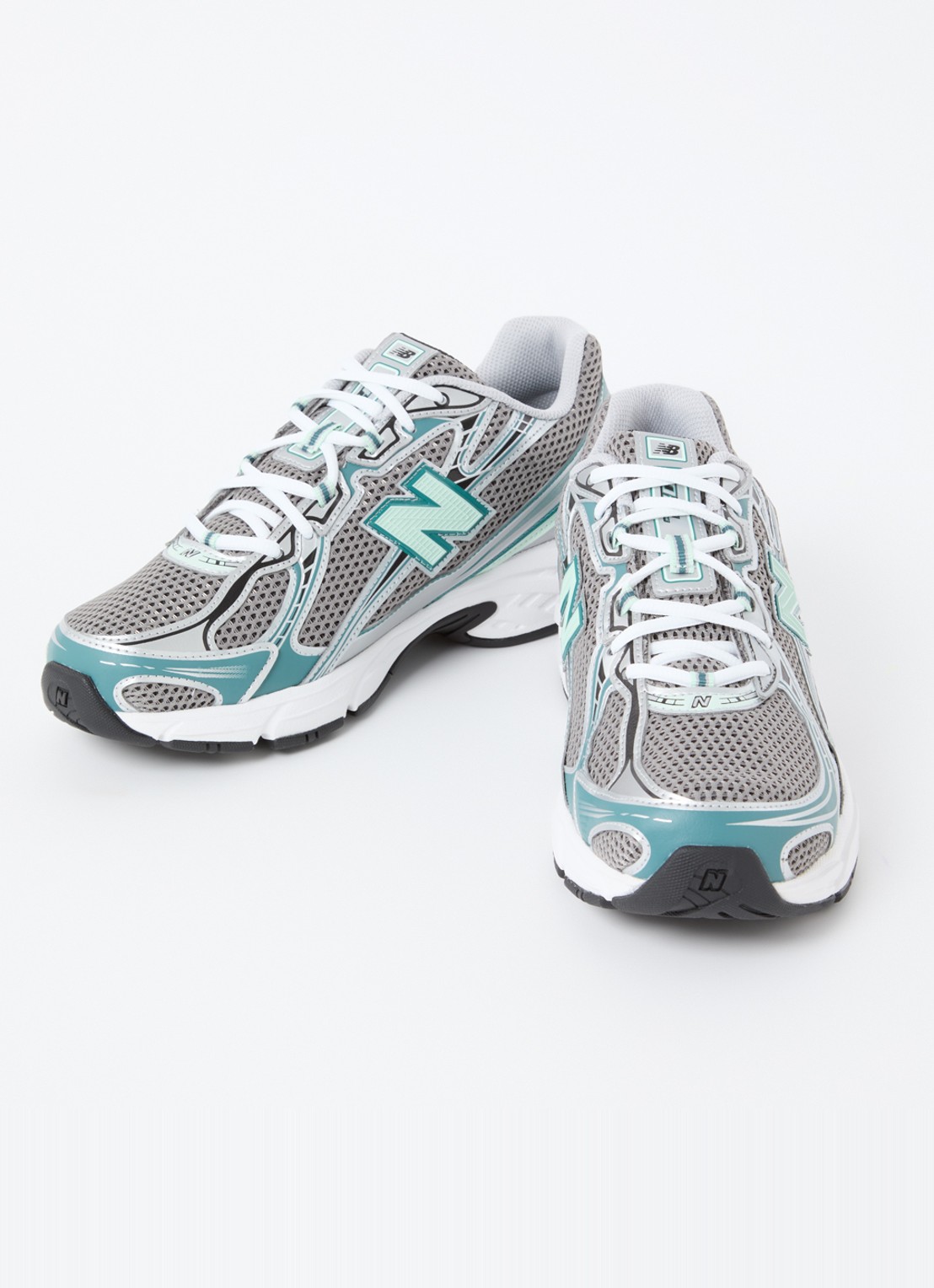 New Balance 740 sneaker met mesh details - detail grijs