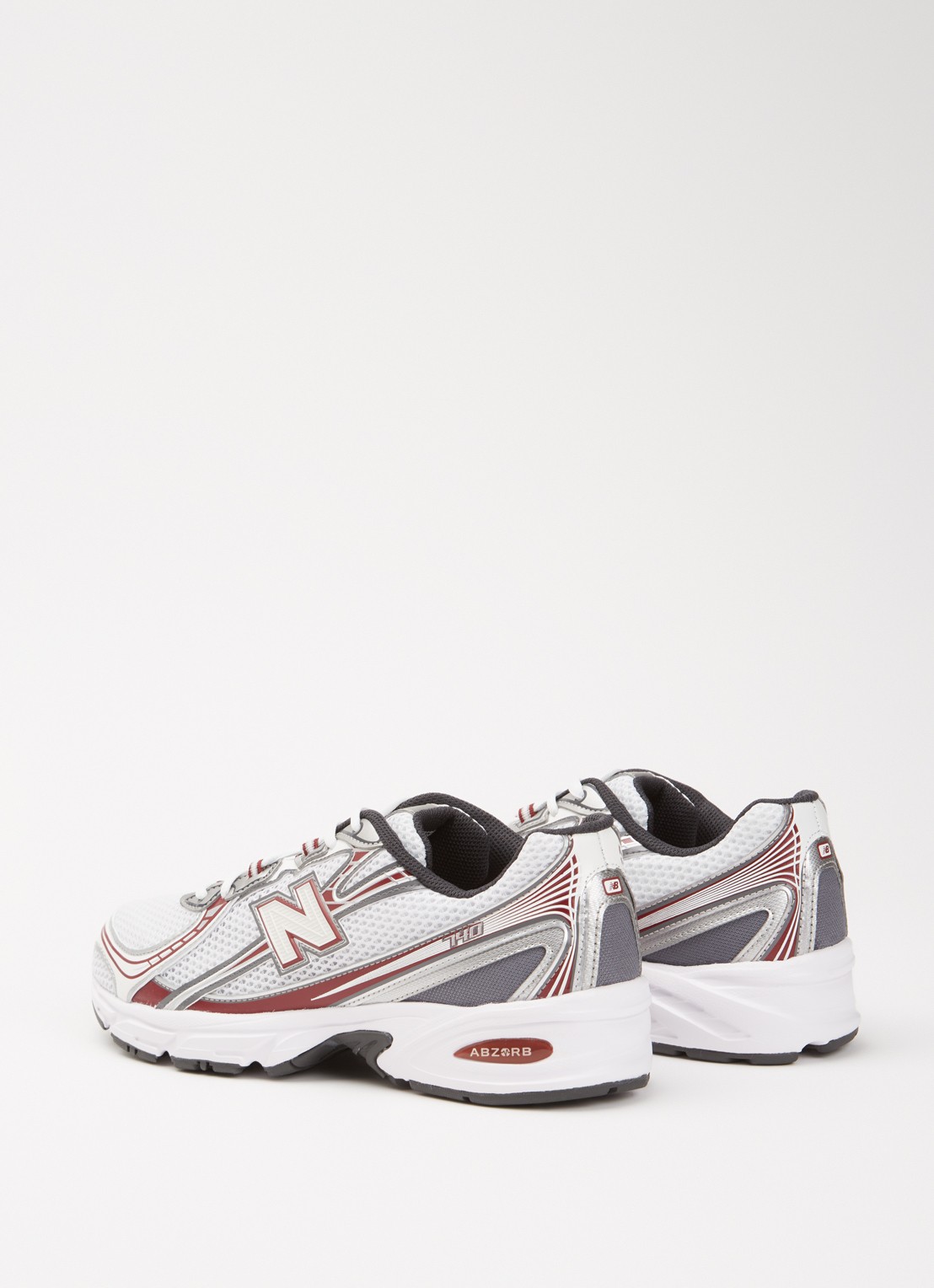 New Balance 740 sneaker met mesh details - achterkant 6 wit
