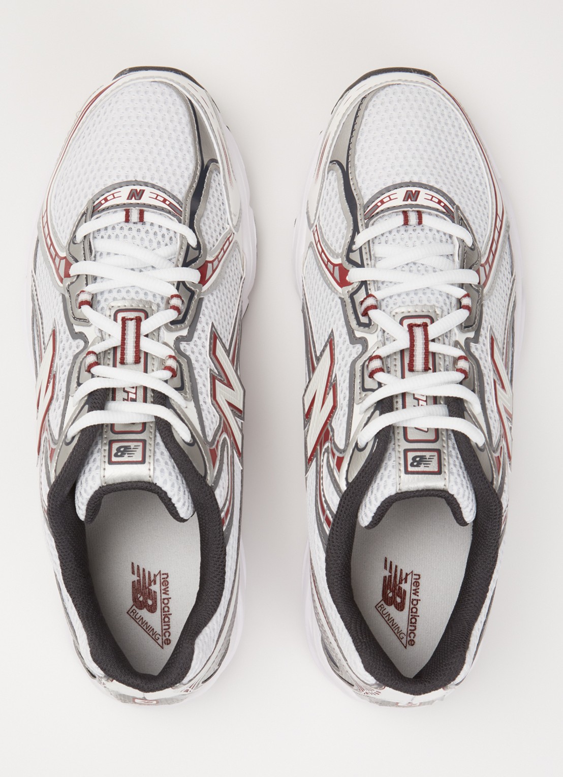 New Balance 740 sneaker met mesh details - detail 4 wit