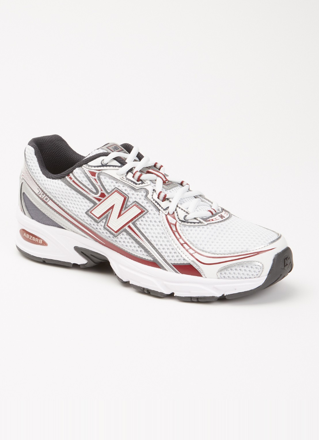 New Balance 740 sneaker met mesh details - voorkant wit