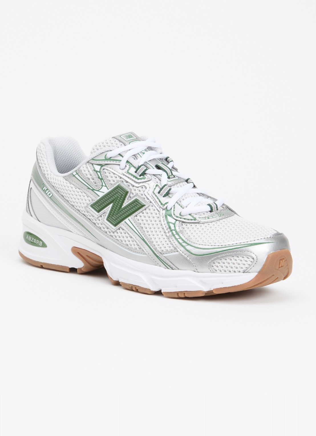 New Balance 740 sneaker met mesh details - voorkant 4 zilver