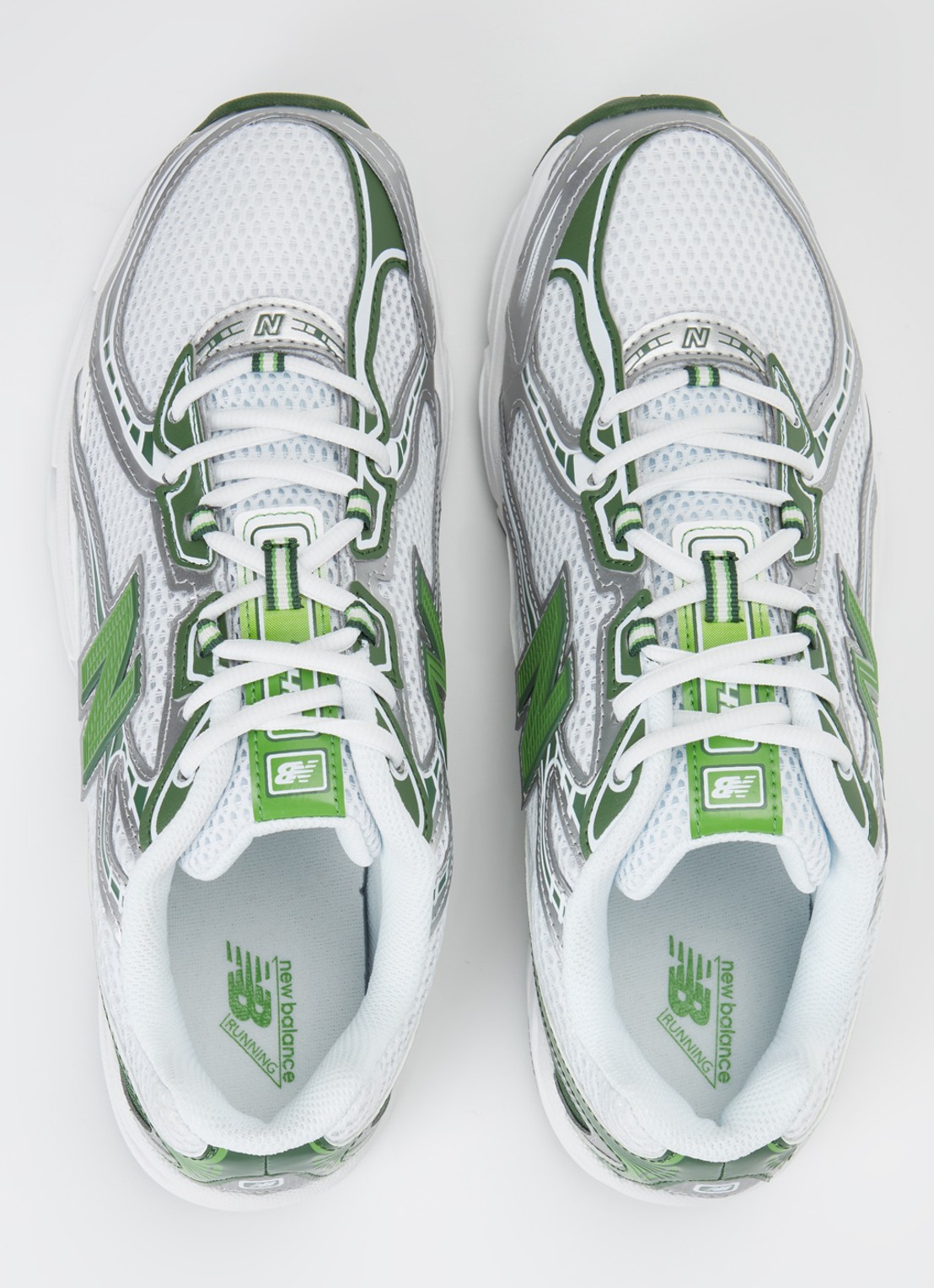 New Balance 740 sneaker met mesh details - detail 5 groen