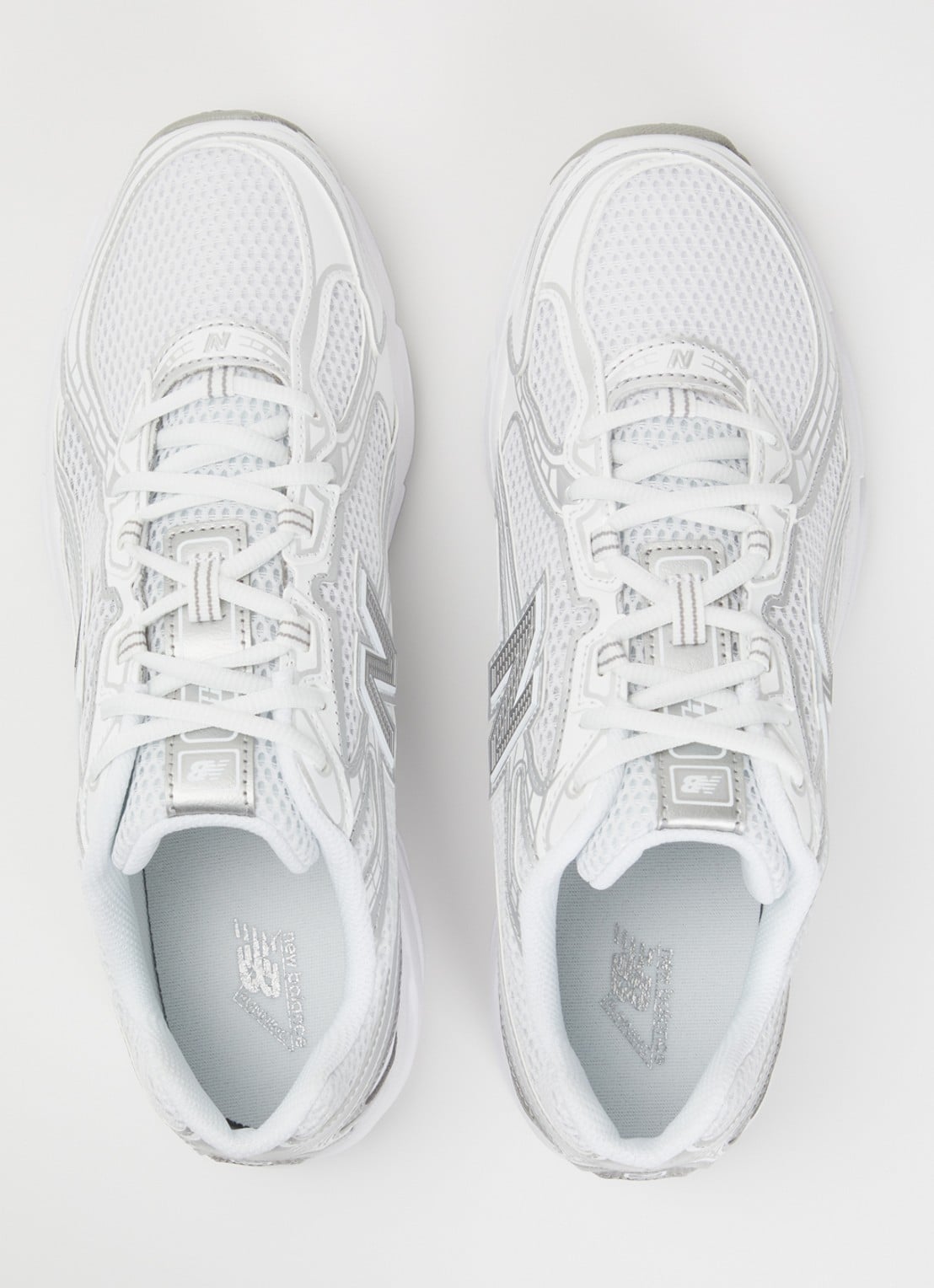 New Balance 740 sneaker met mesh details - detail 2 wit