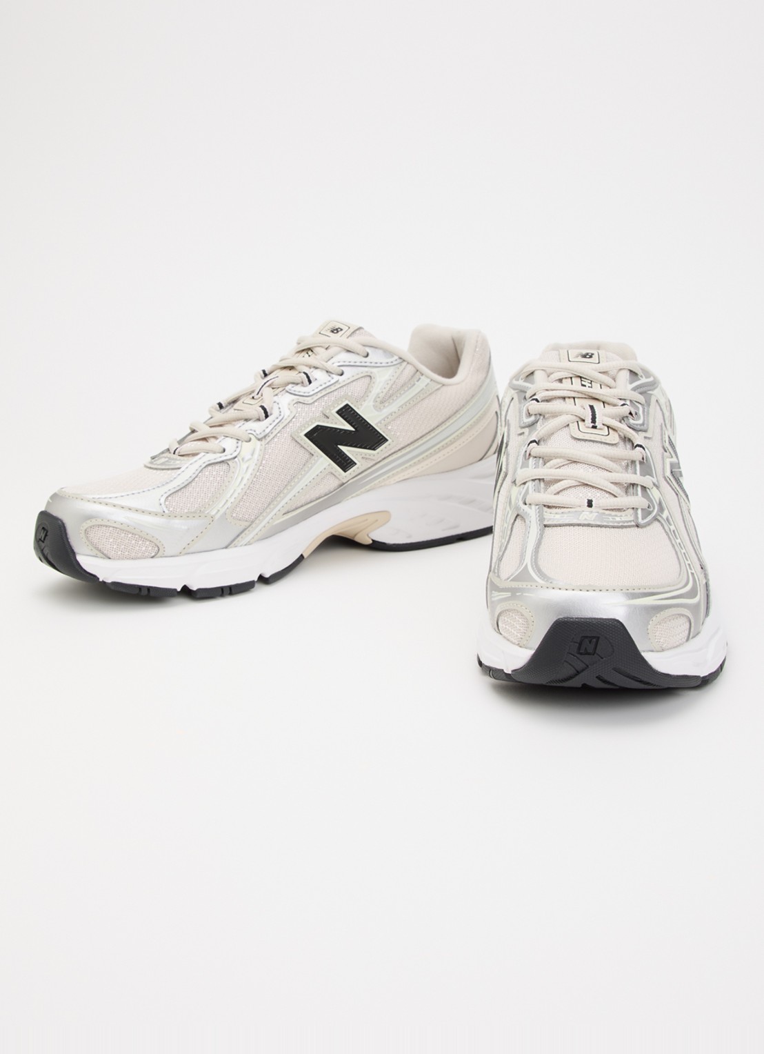New Balance 740 sneaker met mesh details - detail 2 beige