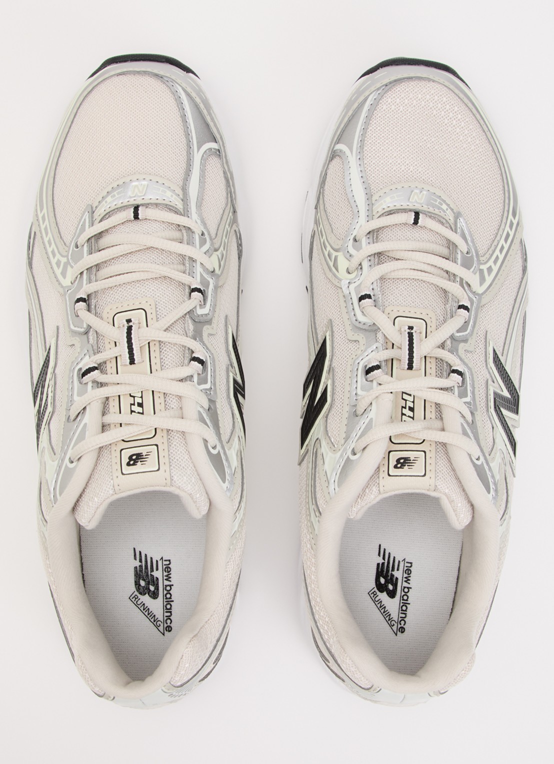 New Balance 740 sneaker met mesh details - detail 3 beige