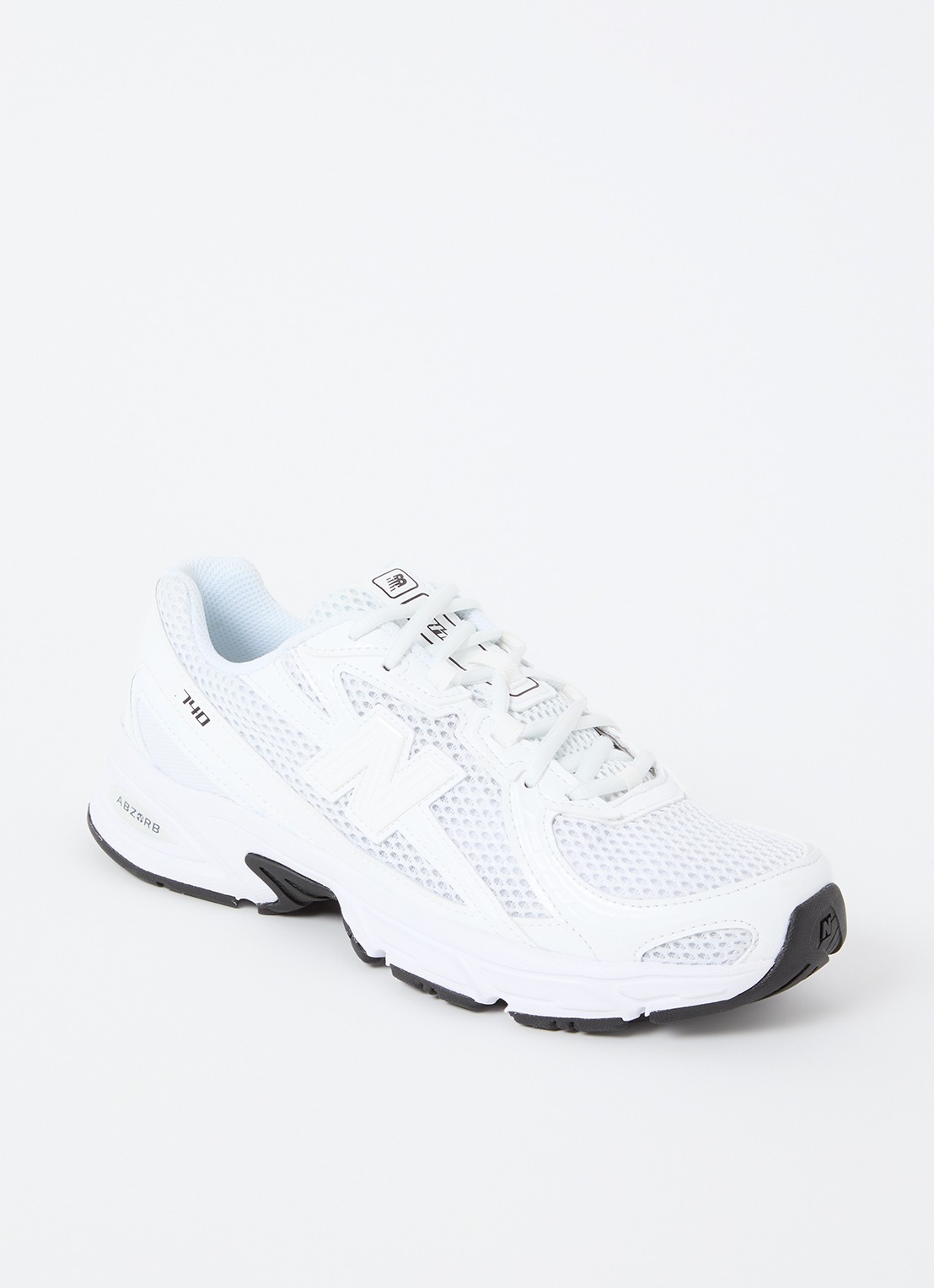New Balance 740 sneaker met mesh details - voorkant 4 wit