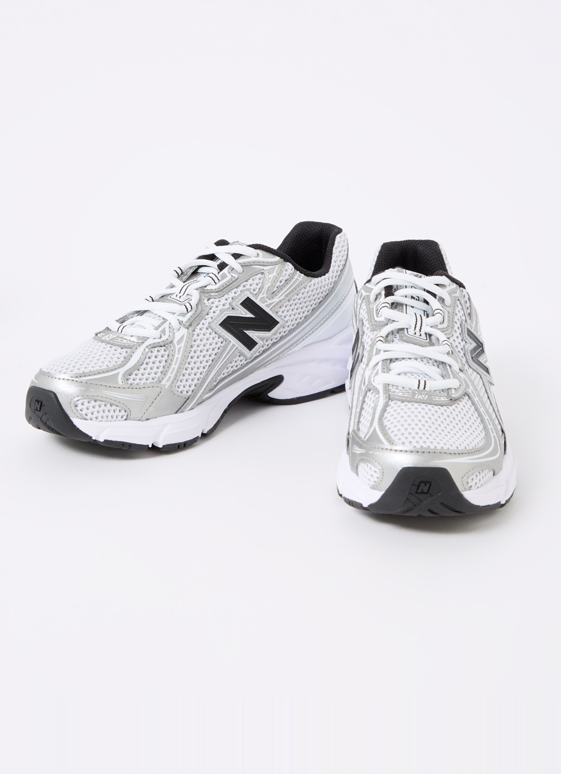New Balance 740 sneaker met mesh details - detail grijs