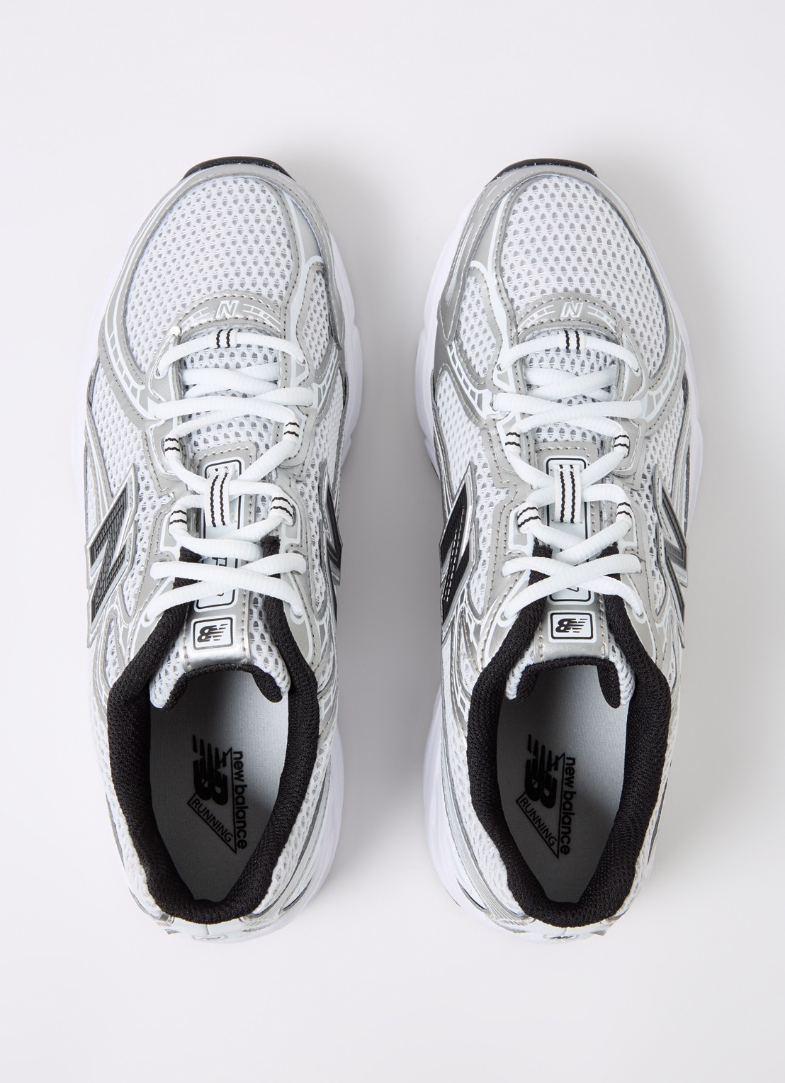 New Balance 740 sneaker met mesh details - detail 2 grijs