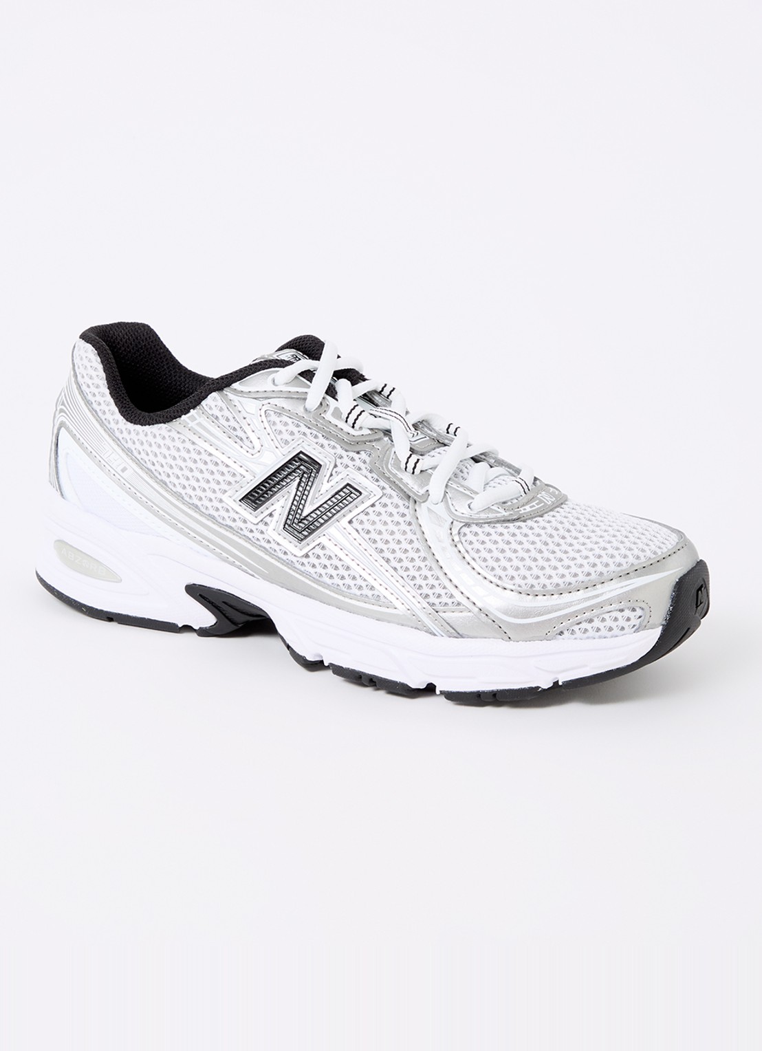 New Balance 740 sneaker met mesh details - voorkant 4 grijs
