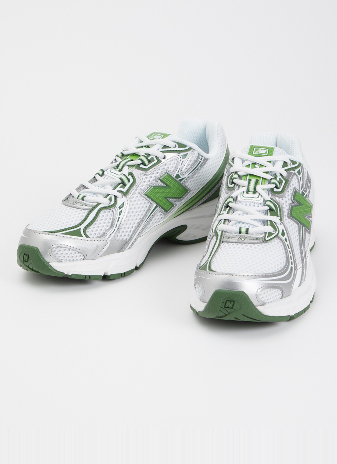 New Balance 740 sneaker met mesh details - detail groen