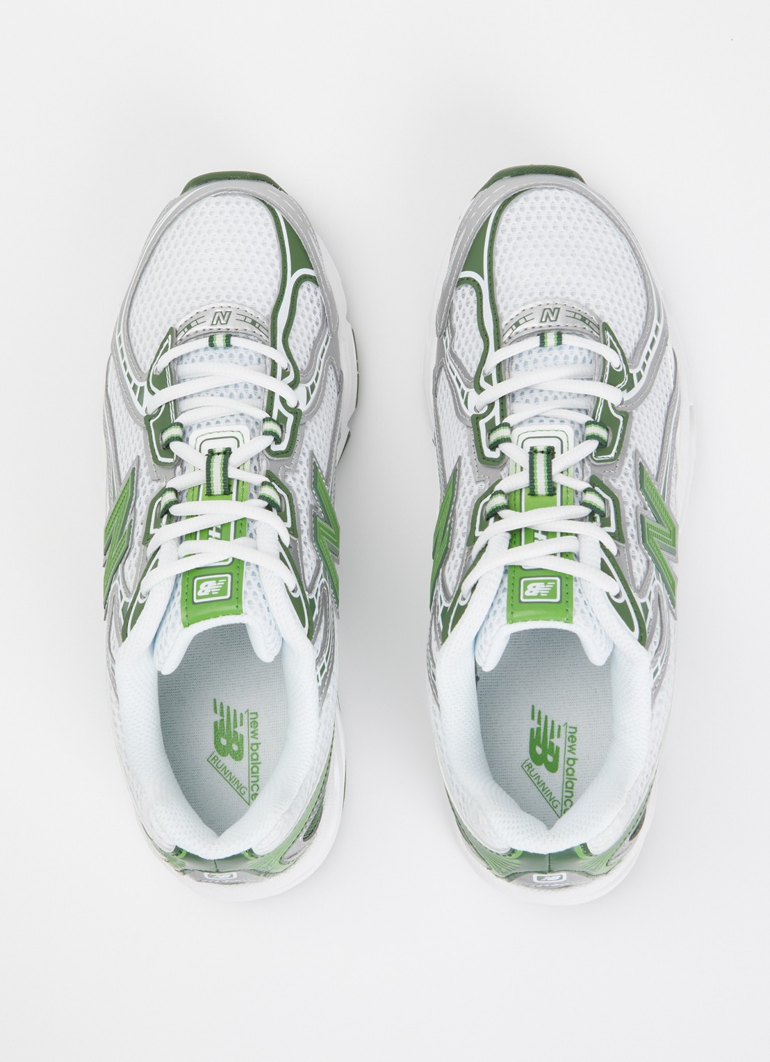 New Balance 740 sneaker met mesh details - detail 2 groen