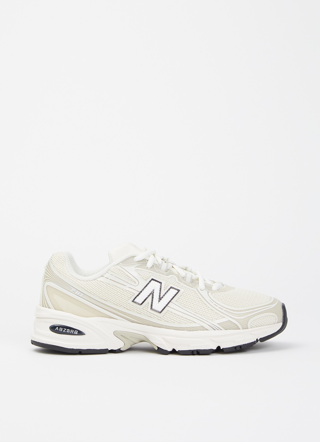 New Balance 740 sneaker met mesh details - voorkant 5 beige