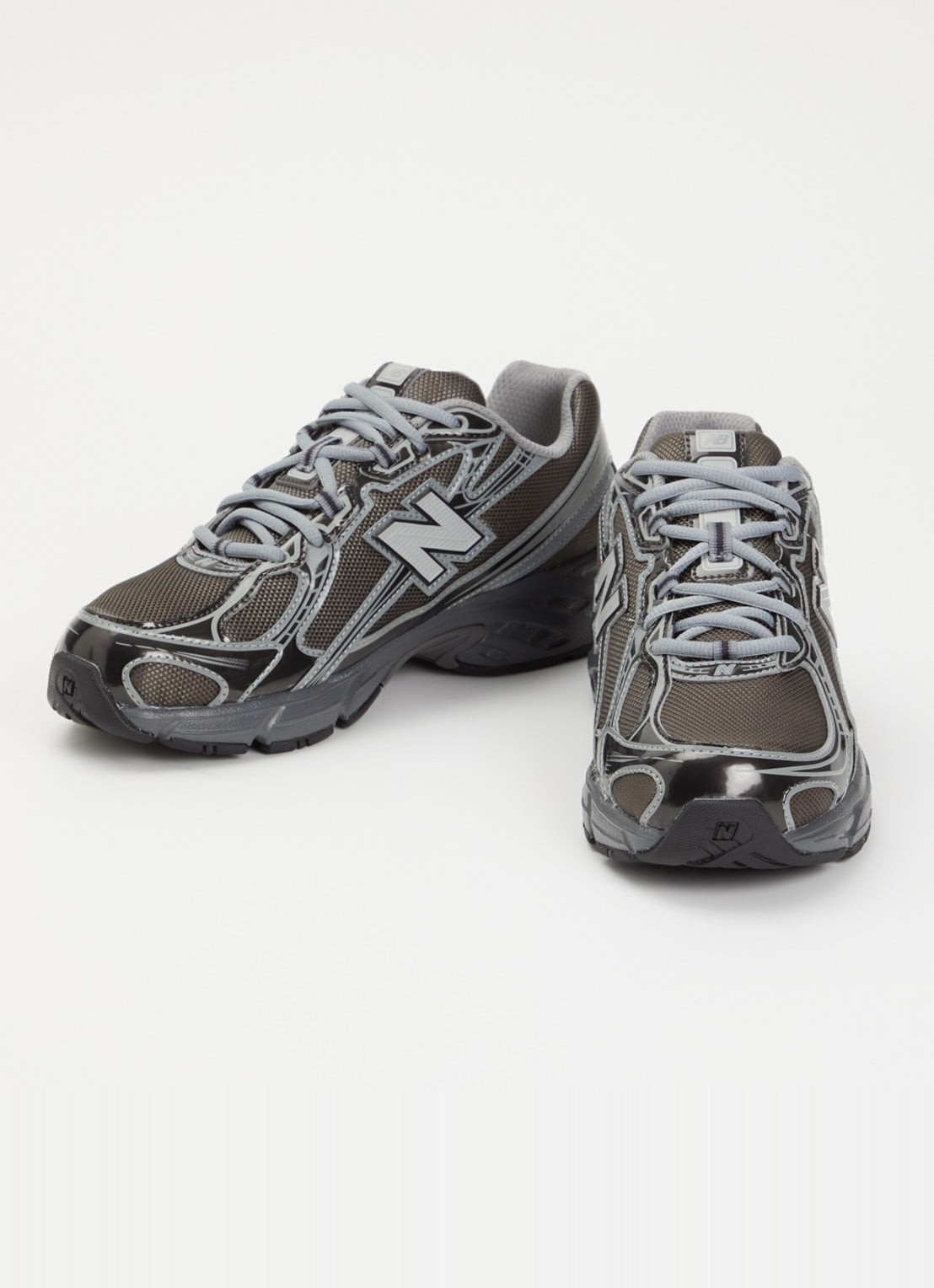 New Balance 740 sneaker met mesh details - detail 2 middengrijs