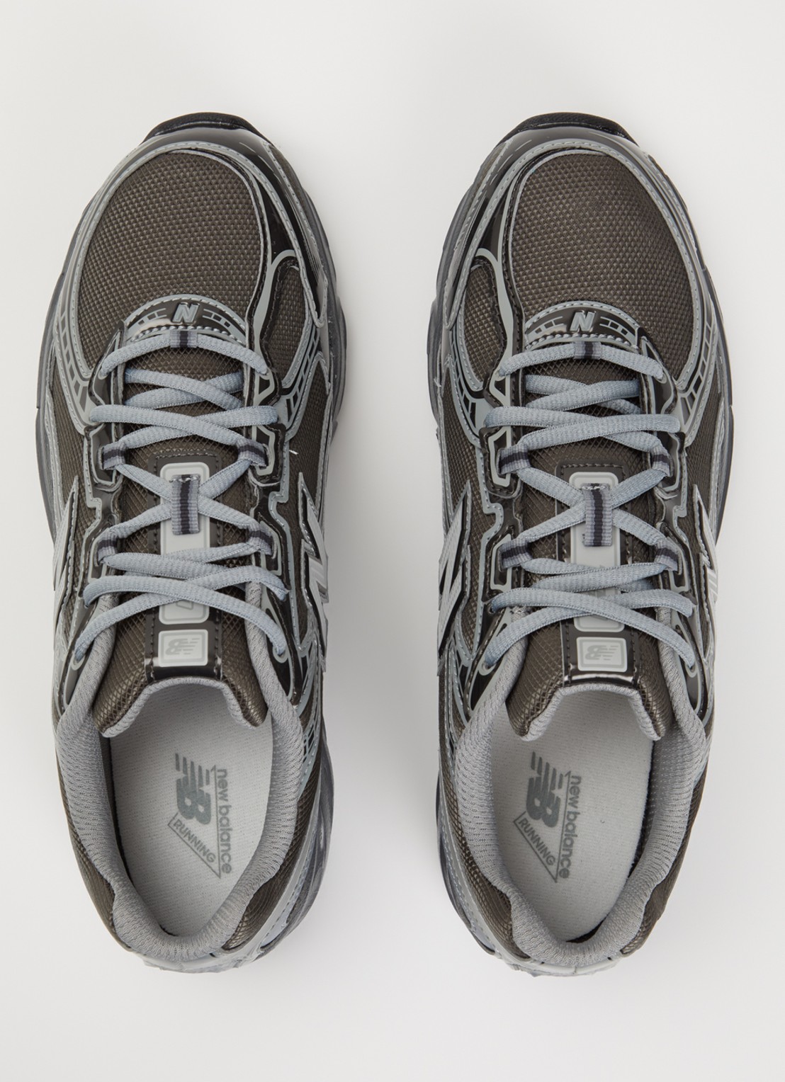 New Balance 740 sneaker met mesh details - detail 3 middengrijs
