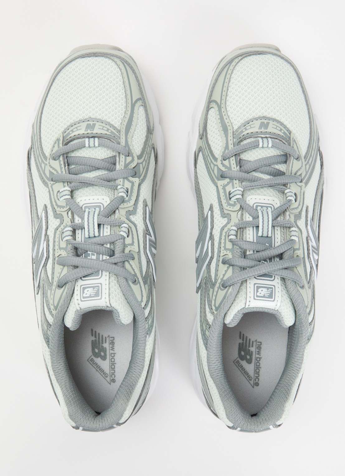 New Balance 740 sneaker met mesh details - detail 2 lindegroen