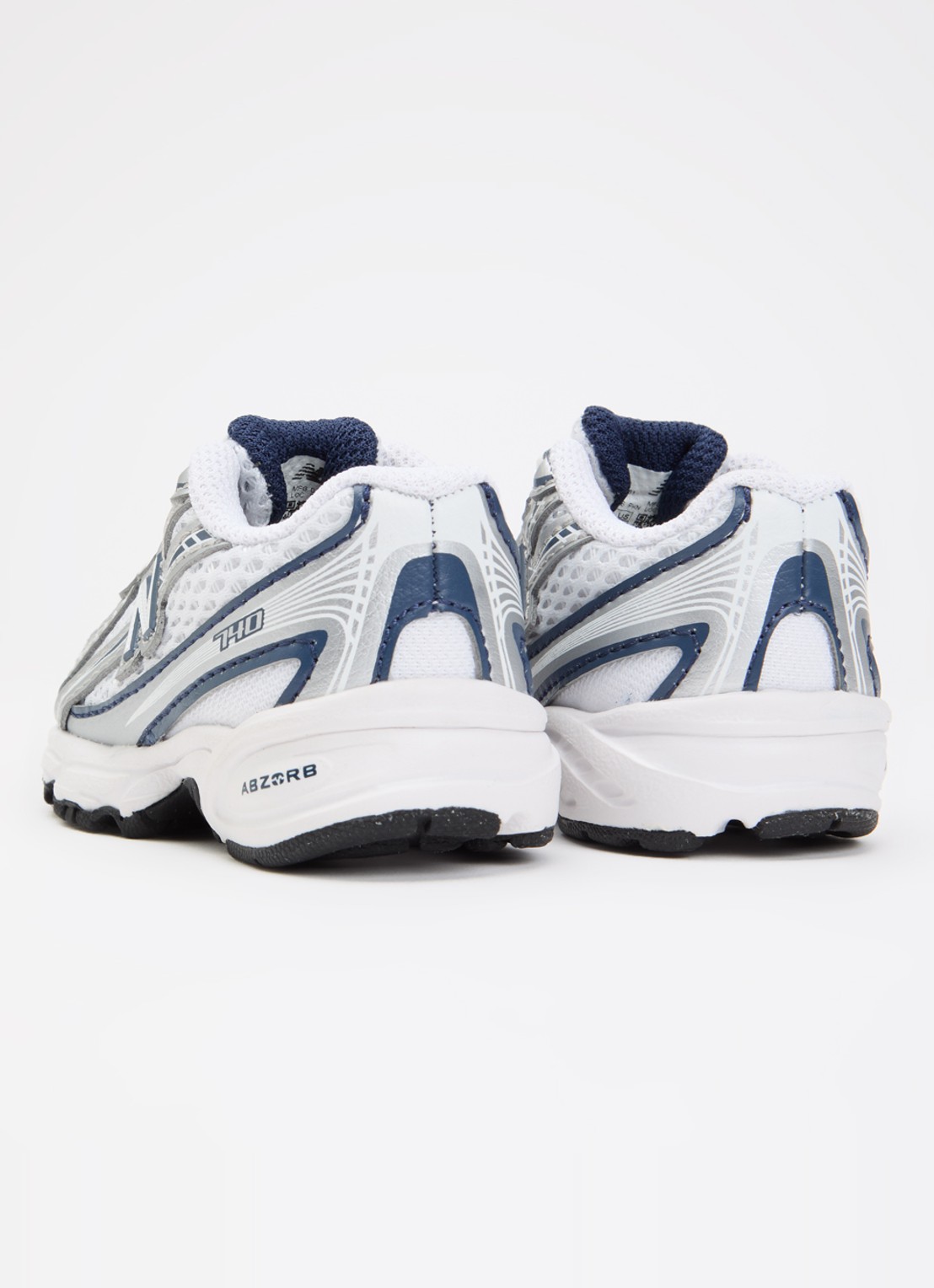 New Balance 740 sneaker met mesh details - achterkant 3 donkerblauw