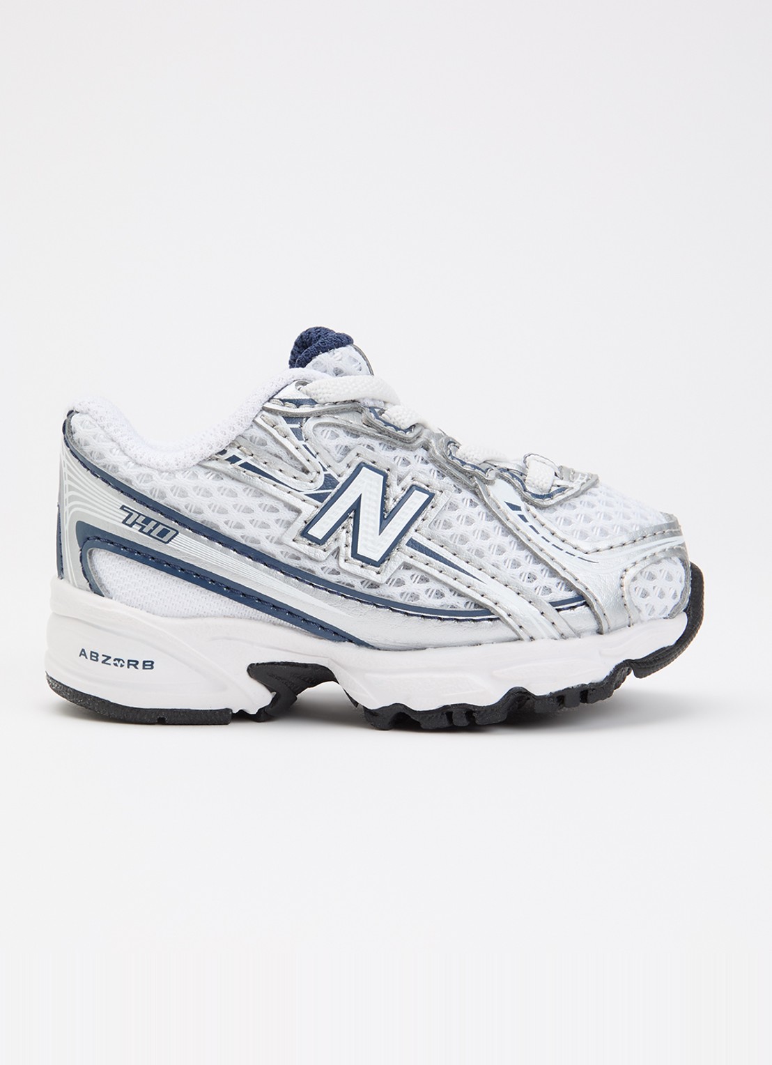 New Balance 740 sneaker met mesh details - voorkant donkerblauw