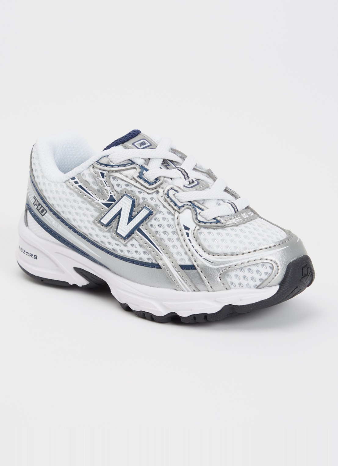 New Balance 740 sneaker met mesh details - voorkant 3 zilver