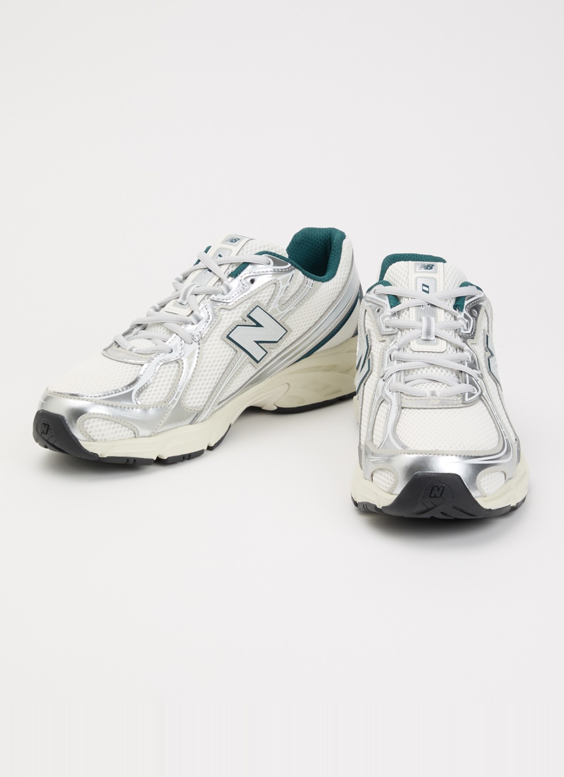 New Balance 740 sneaker van mesh met logo - detail 2 wit
