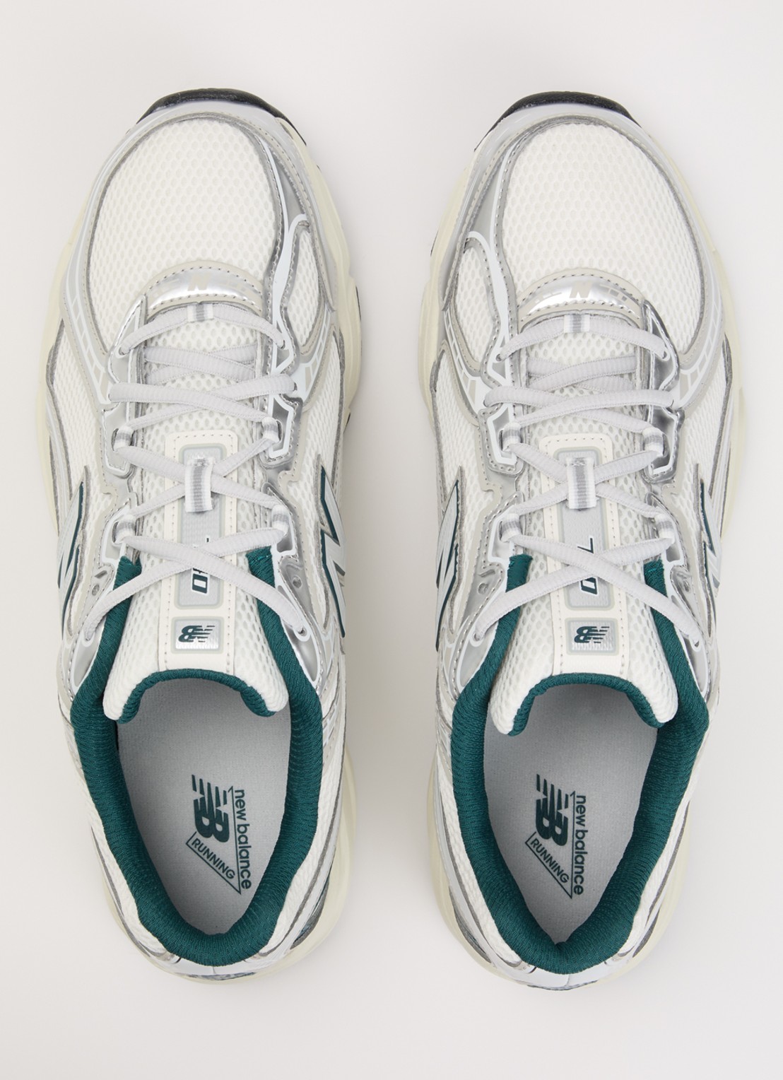 New Balance 740 sneaker van mesh met logo - detail 3 wit