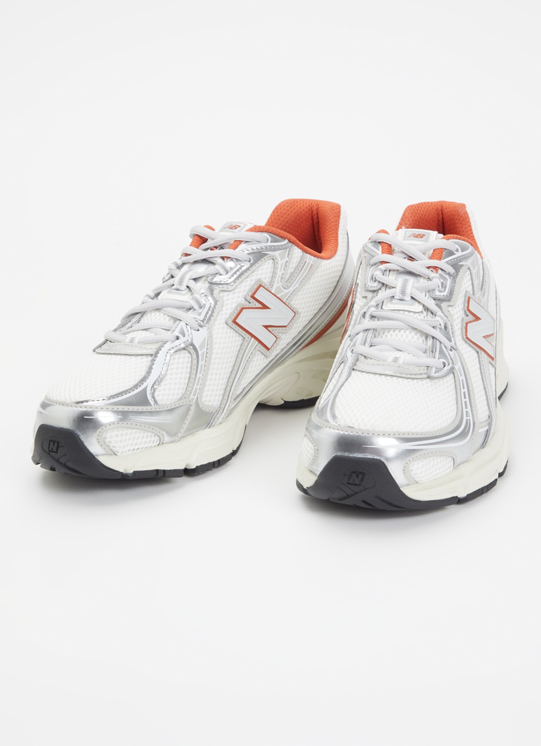 New Balance 740 sneaker van mesh met logo - detail 3 gebroken wit