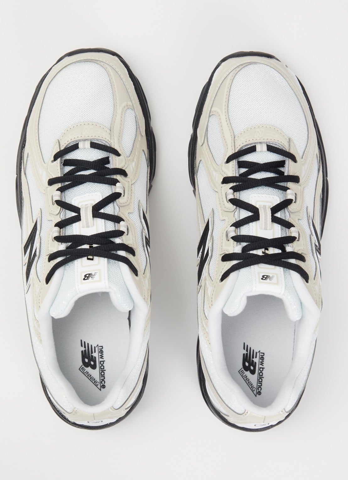 New Balance 740 sneaker van mesh met logo - detail 5 wit