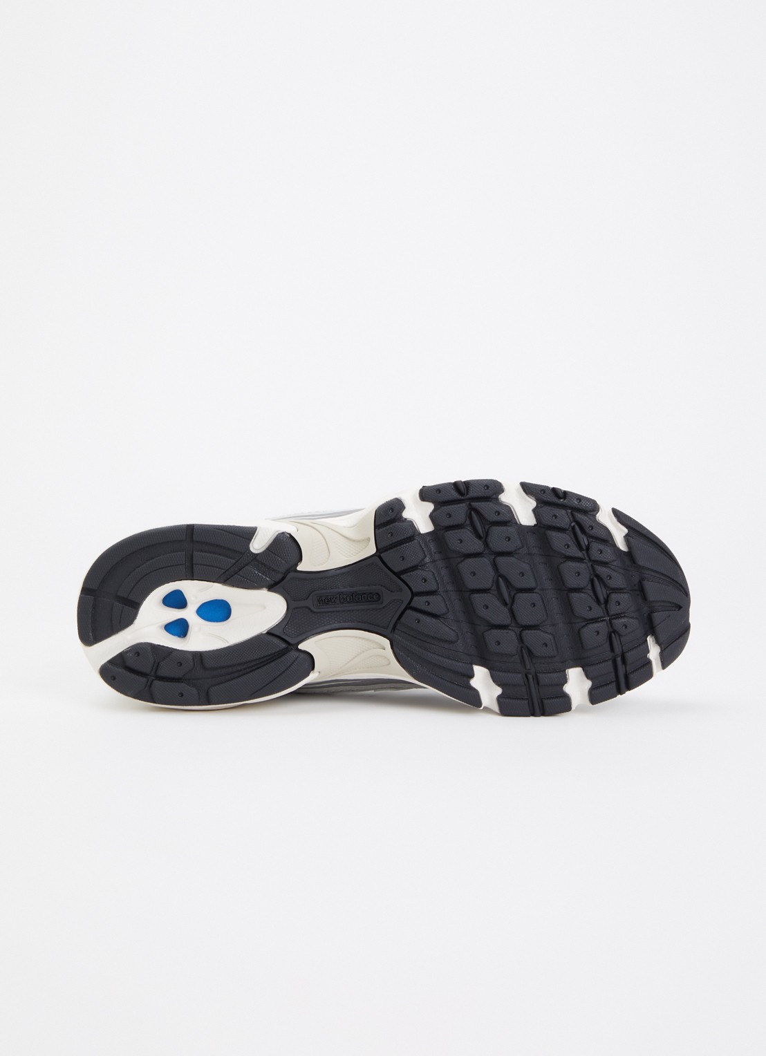 New Balance 740 sneaker van mesh met logo - detail 3 lichtgrijs