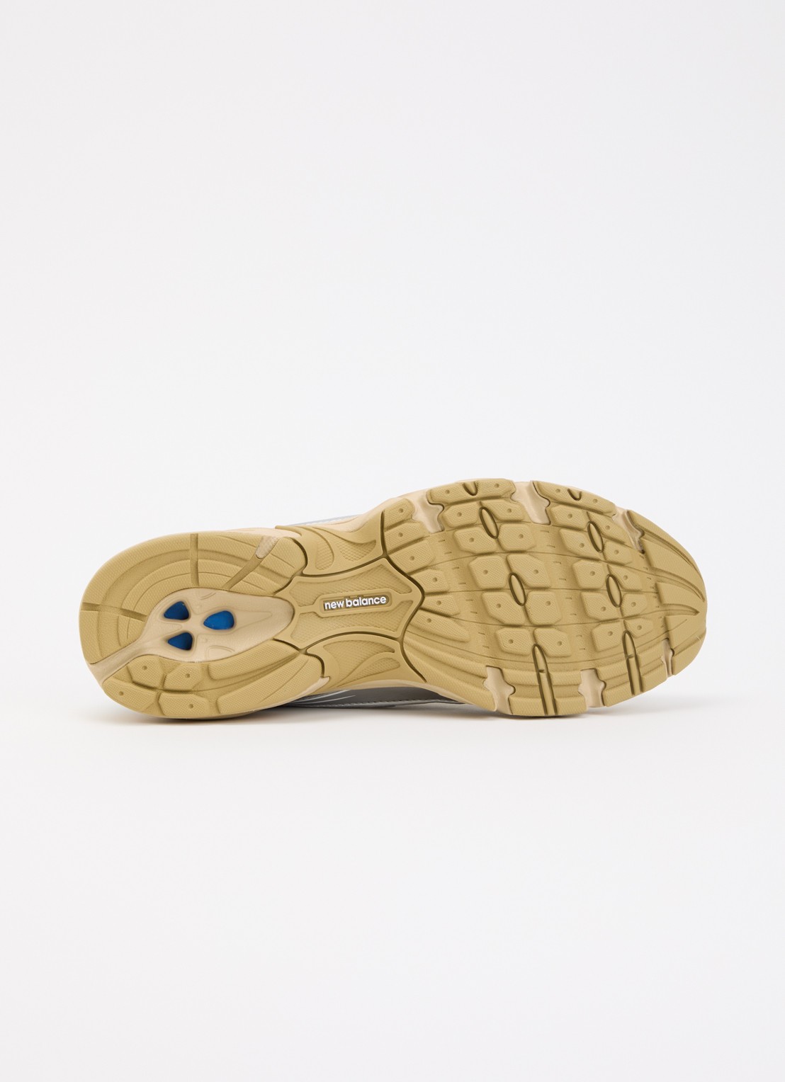 New Balance 740 sneaker van mesh met logo - detail 6 creme