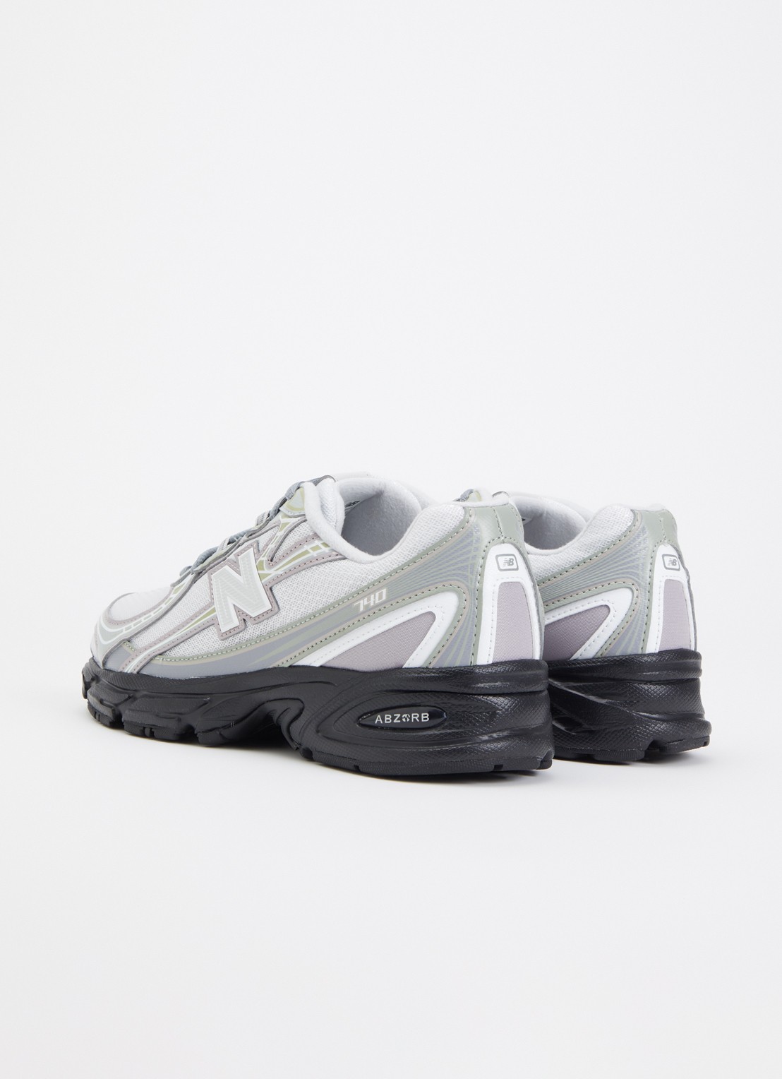 New Balance 740 sneaker van mesh met logo - achterkant 5 lila